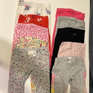 Bundle of 10 leggings